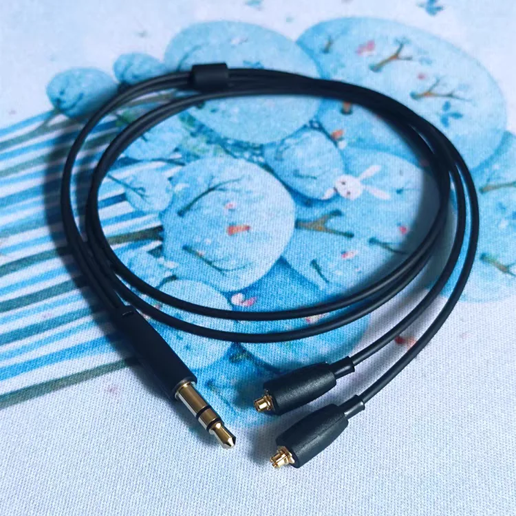 Фото DIY Bluetooth-приемник длиной 45 см, специальный короткий кабель, индивидуальный разъем MMCX, удлинительный кабель равной длины, вариант наушников №3