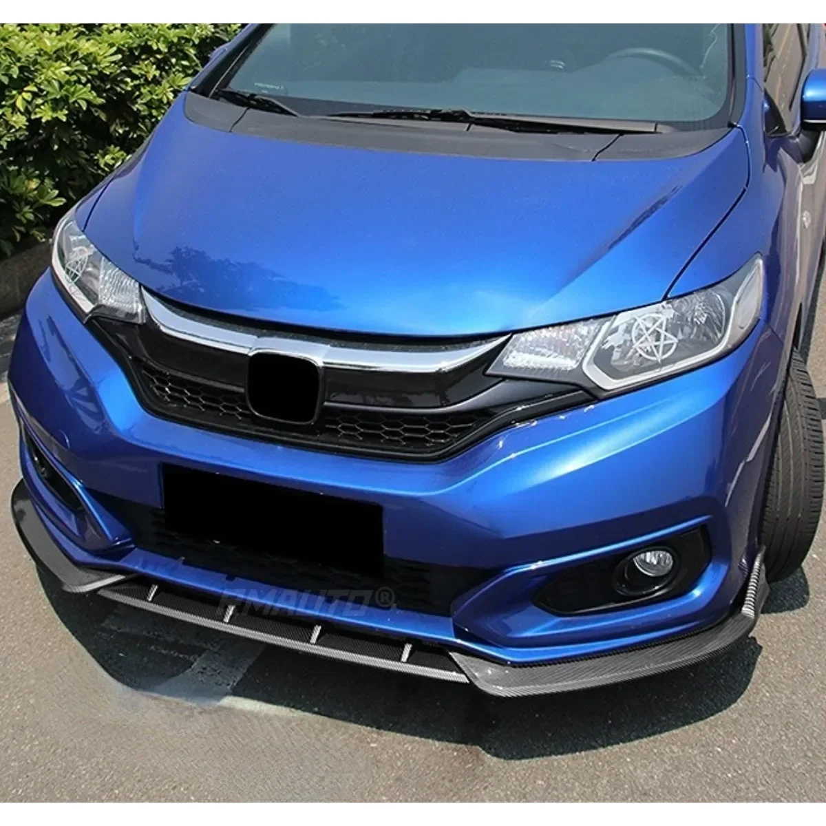 Для Honda Fit Jazz 2018-2020 обвес передний бампер спойлер вид из углеродного волокна