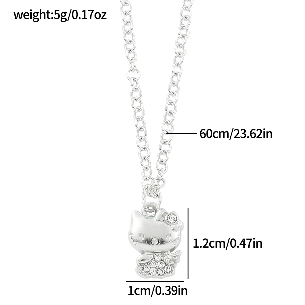 Милое ожерелье Sanrio коричная цепочка с орнаментом украшение на день рождения для