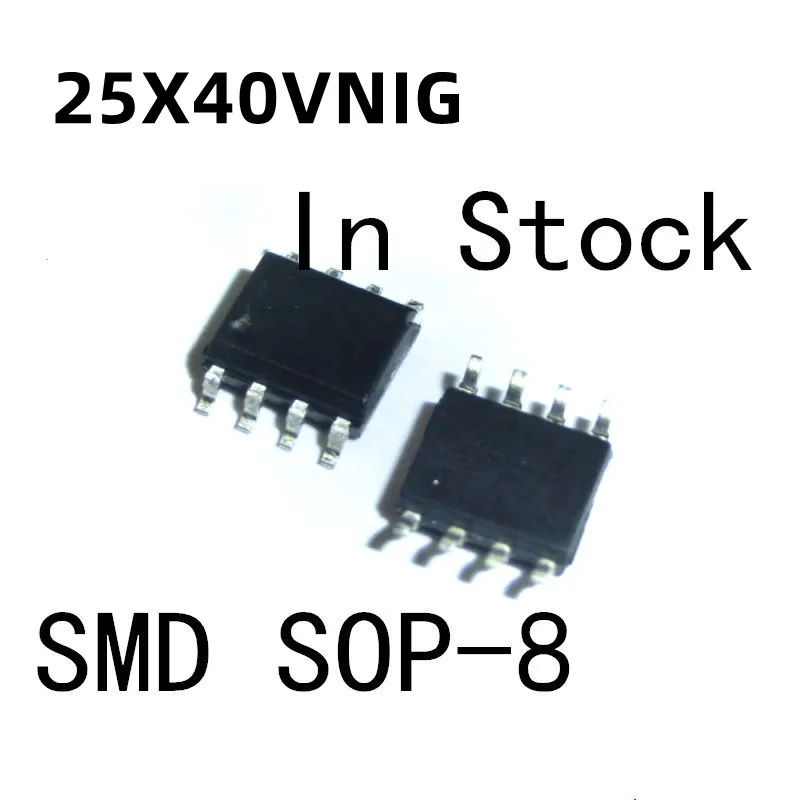 

10 шт./партия, флэш-память 25X40VNIG W25X40BVNIG 25X40 SOP-8