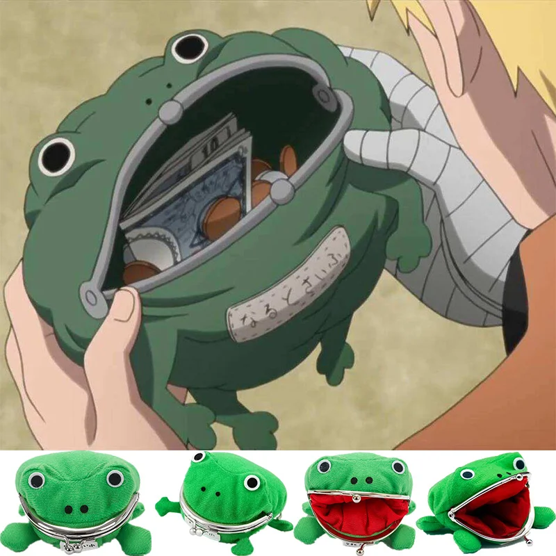 Женский кошелек-лягушка из аниме Наруто |