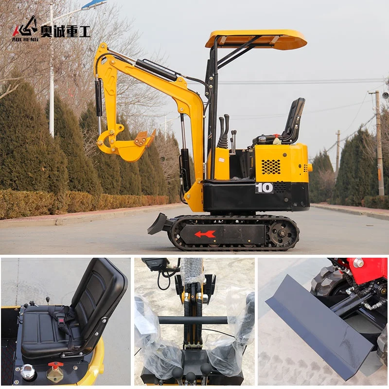 Строительное оборудование 1 тонна мини-экскаватор-погрузчик с нулевым хвостом 800