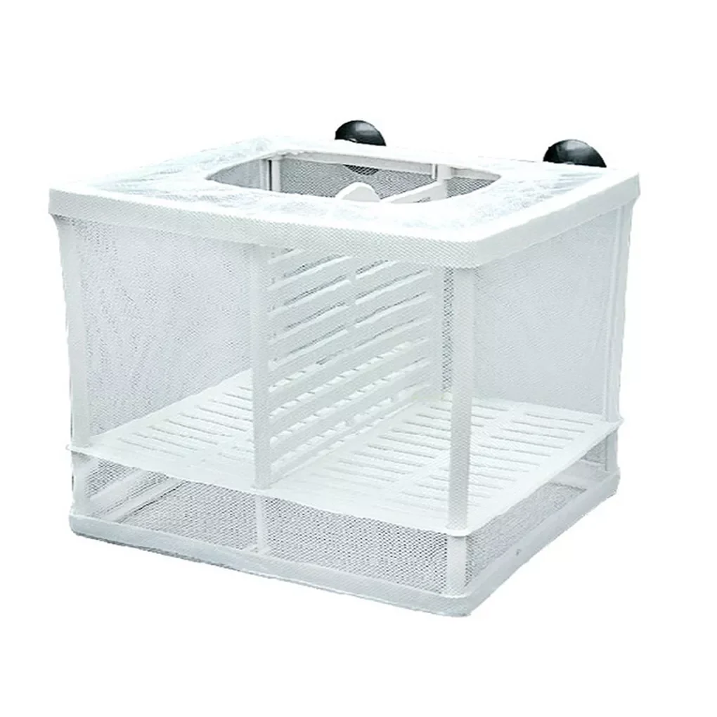 

Mesh Box Suction Cup Design Fish Breeding Incubator Net Aquarium Hanging Hatchery Box