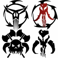 mandalorian patches on clothes punk tactical military iron on transfers for clothing stickers thermoadhesive patch for jacket