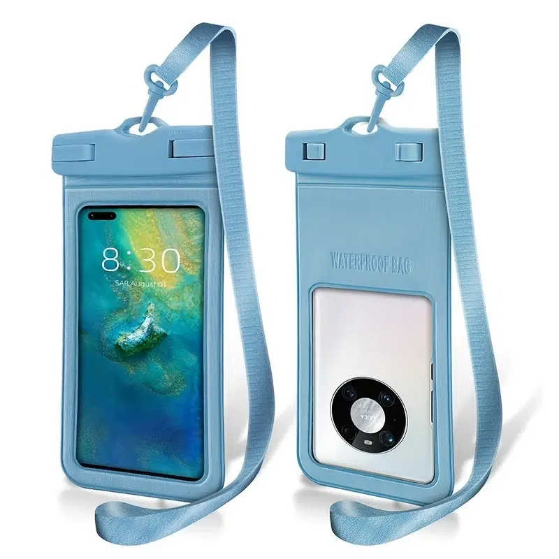 

2pcs Portable Lightweight Waterproof Waist Phone Bag For Outdoor Swimming Diving