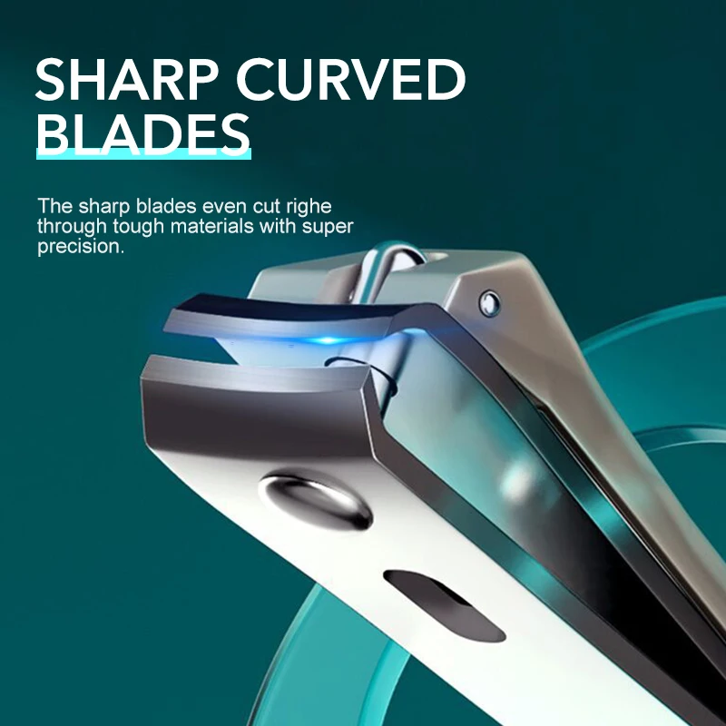 1 шт. кусачки для ногтей машинка стрижки из нержавеющей стали с изогнутыми