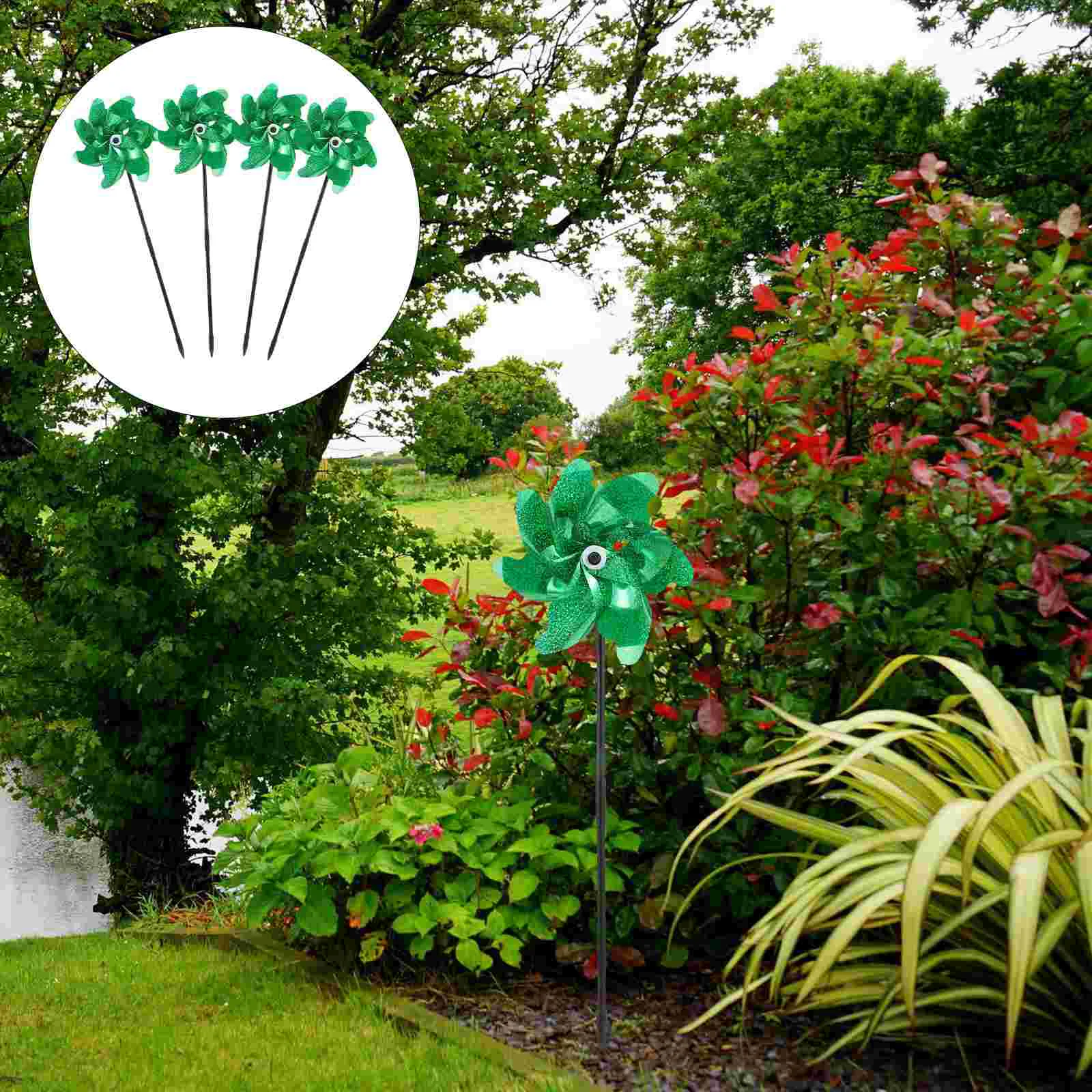 

4 шт., ветряная мельница для отпугивания птиц