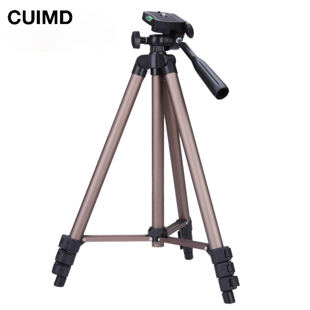 

WT3130 Protable Camera Tripod Stand with Rocker Arm for Canon Nikon Sony DSLR Camera Camcorder tripod stand Load 2.5kg