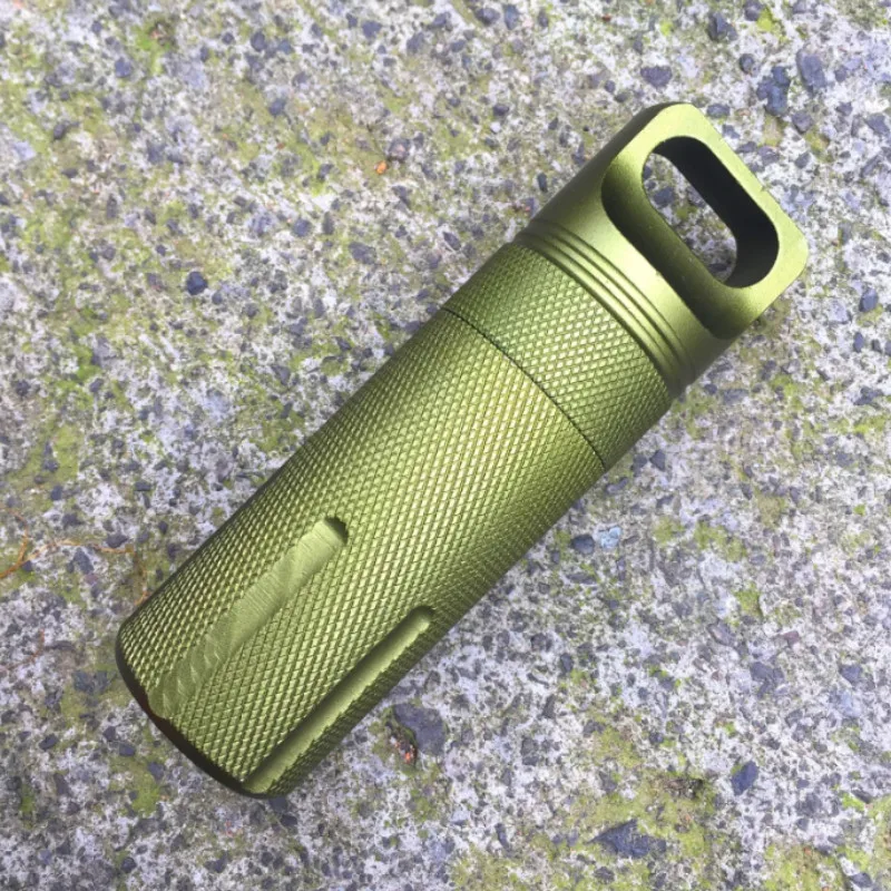 Capsule EDC Waterproof Hike Box Survive Outdoor Dry Bottle Seal Trunk Container Case Holder Storage Camp Medicine Match Pill
