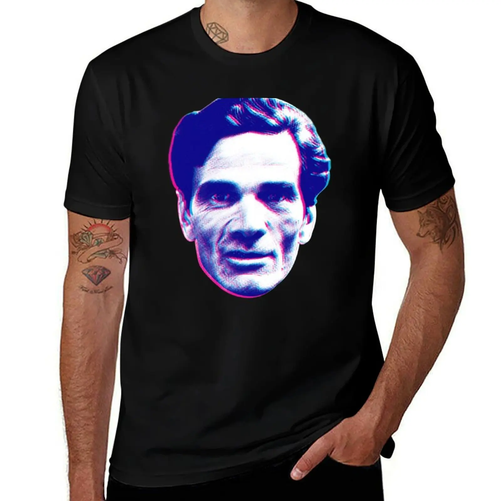 Фото Футболка Pasolini больших размеров, базовая, с коротким рукавом №1