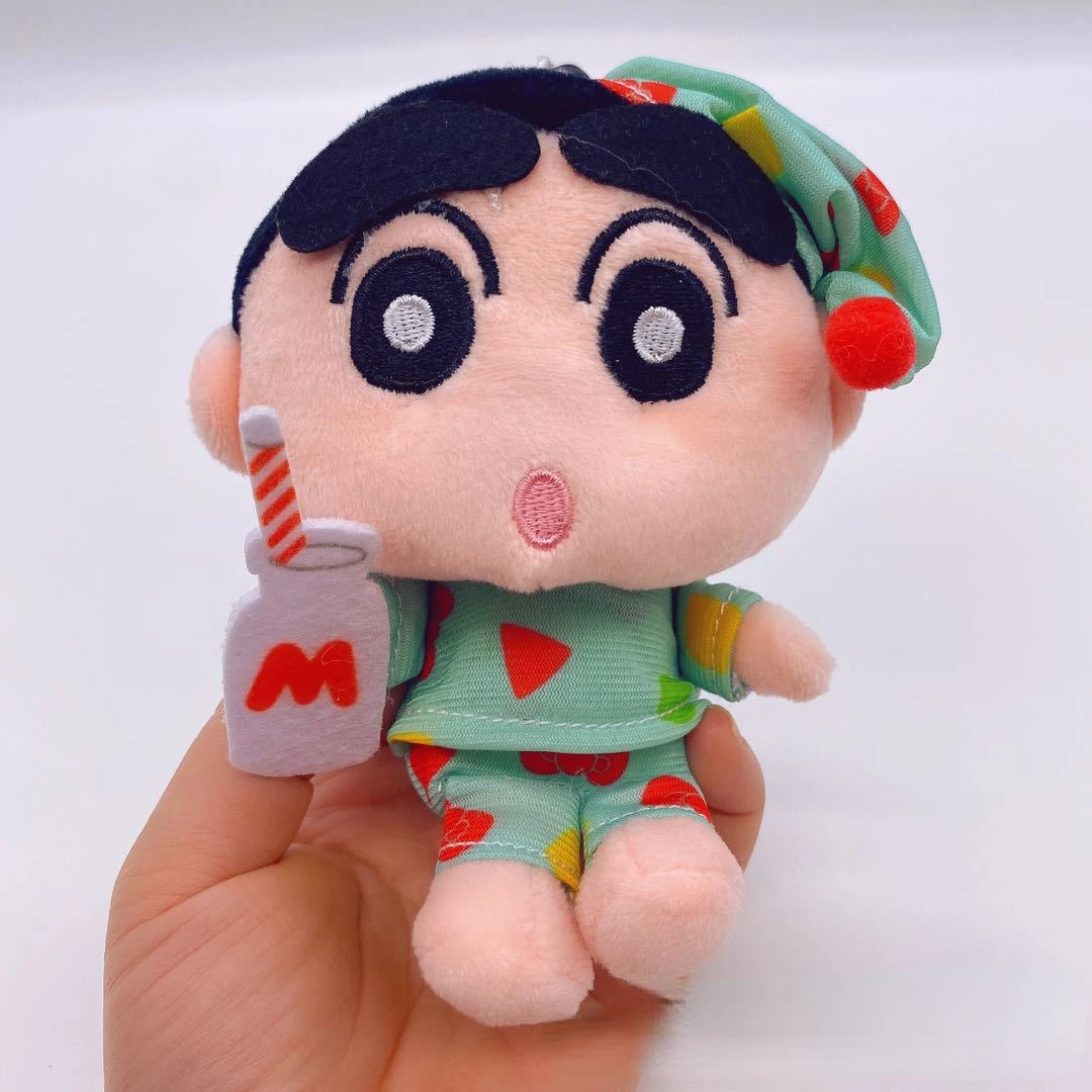 

Japanese Style New Crayon Xiaoxin Series Small White Dog Plush Pendant Doll Gift Car Pendant Clip Prize Claw Doll