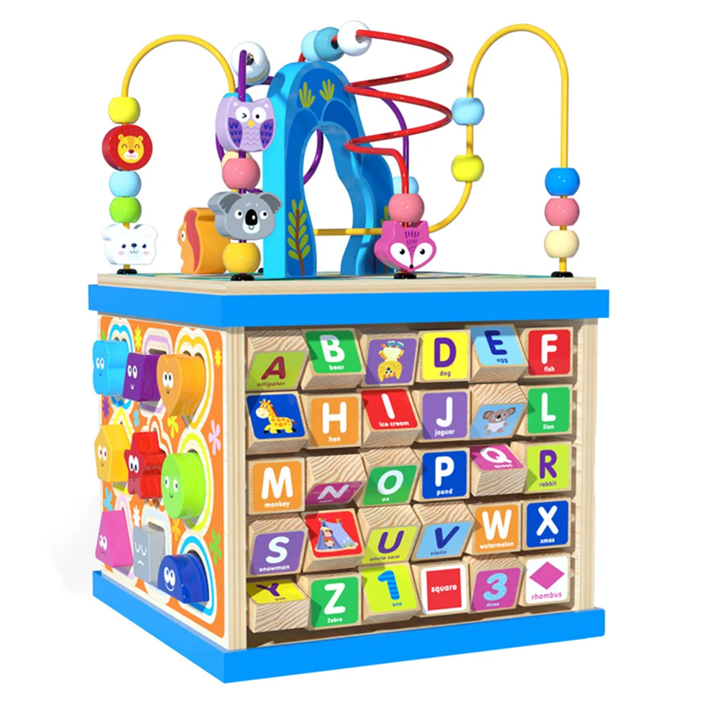 

1 Set of Children Educational Toys Wooden Playthings Multi-function Kids Toys