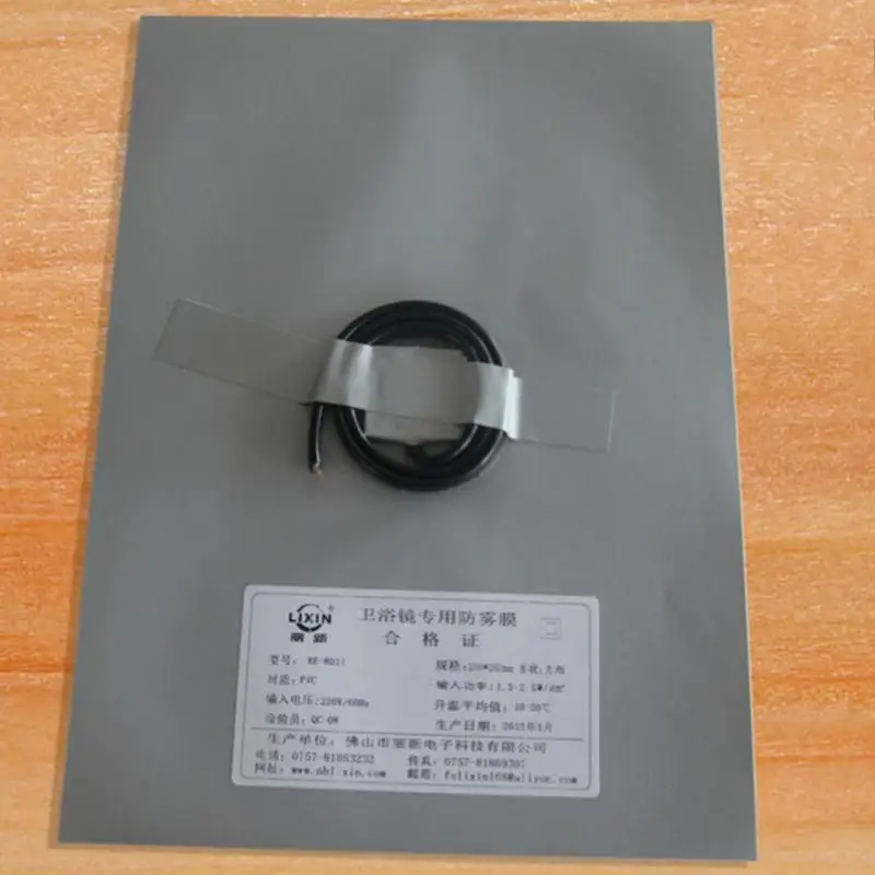 

X400 Bathroom Mirror Shower Protective Film Anti Fog Window Clear Waterproof Makeup Mirror Protective Electronic Heating Film