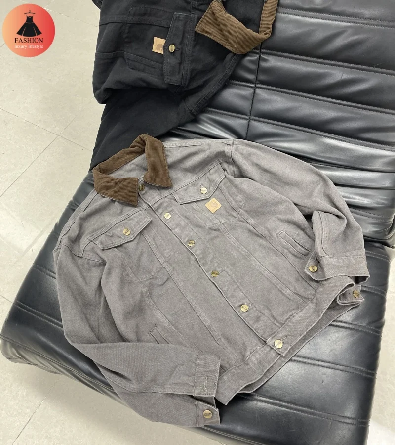 Новая винтажная тяжелая джинсовая куртка с цветными блоками мужская и женская