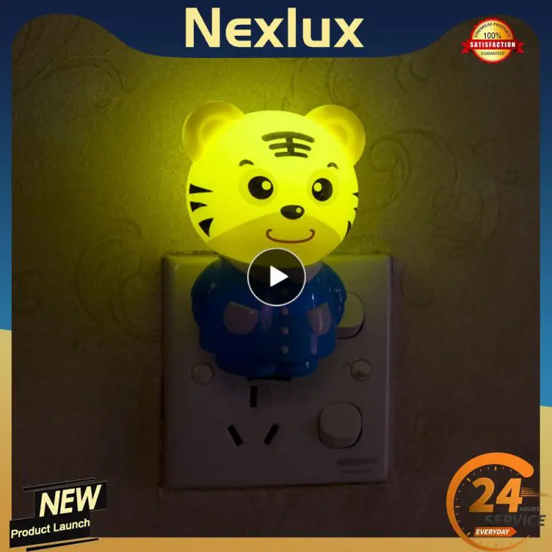 

Emergency Sensing Intelligent Led Induction Light Light Control Series Cartoon Night Light Plug-in Energy-saving Optical Control