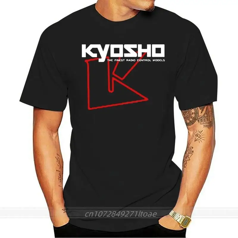 

Футболка Kyosho мужская с рисунком, летняя хлопковая тенниска с рисунком RC Racing, размеры от S до 5XL, европейские размеры, черный цвет