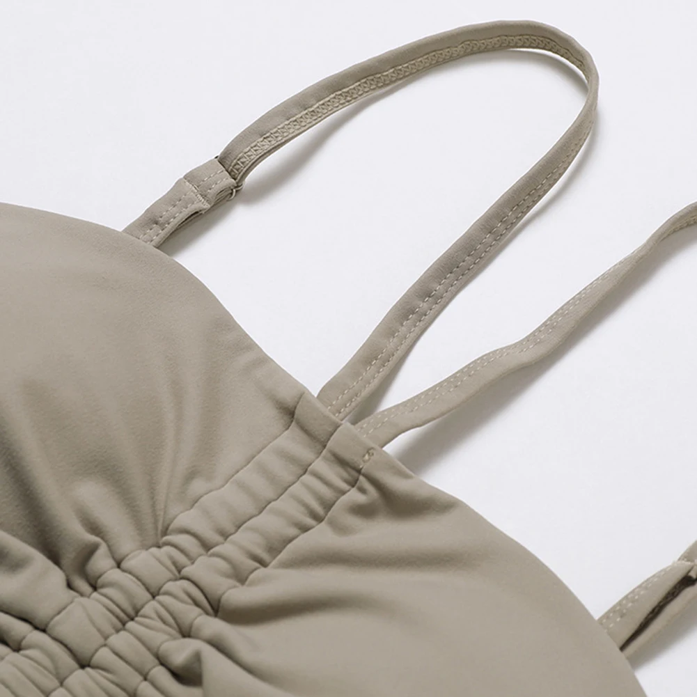 

Женский бюстгальтер для фитнеса, спортивный бюстгальтер телесного цвета для тренажерного зала