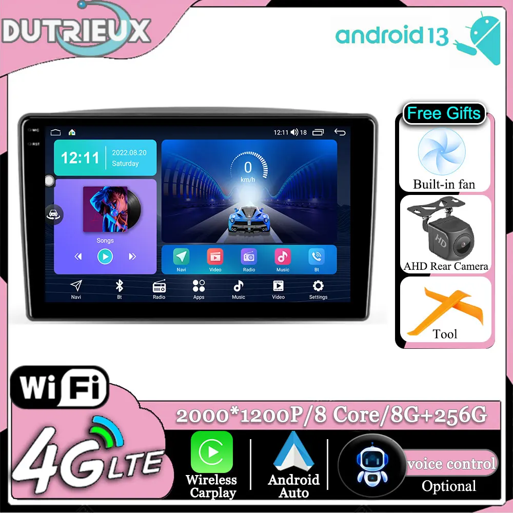 

9" Android 13 For Lexus LX470 For Toyota Land Cruiser LC 100 1998 - 2003 Touch Screen GPS Multimedia Video Player TV Navigation