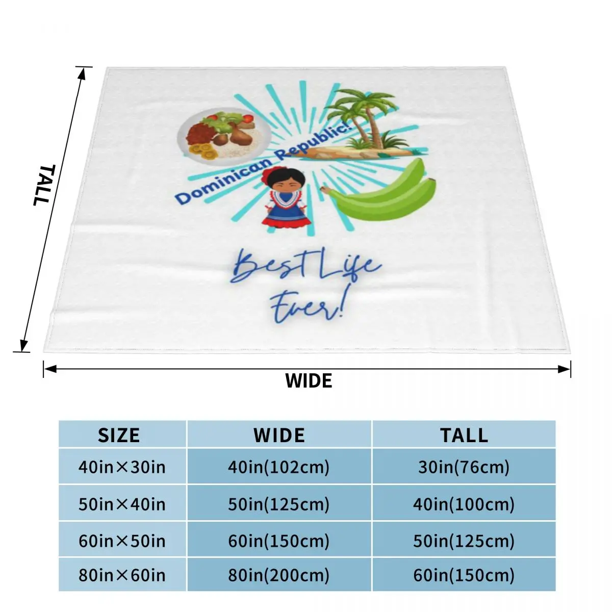 Best Life Ever — ультрамягкое одеяло из микрофлиса Доминиканская Республика