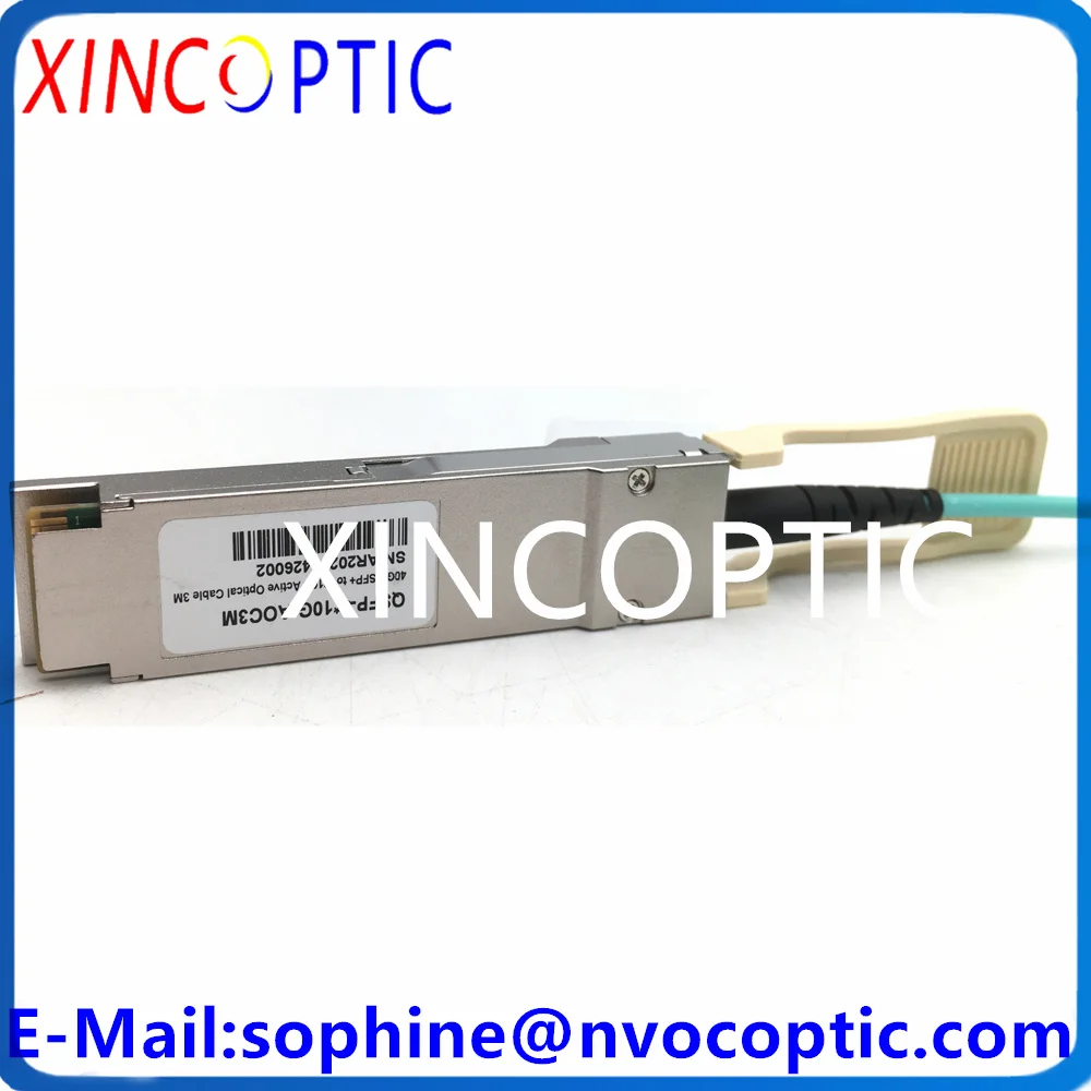 QSFP-4X10G-AOC5M 40GBase-AOC 40G QSFP до 4*10G SFP + OM3 Aqua многорежимный оптоволоконный активный
