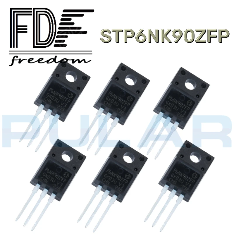 Оригинальный переключатель P6NK90Z P6NK90ZFP 6A 900 в STP6NK90ZFP TO-220 1 шт.