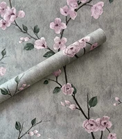 floral wallpaper grey peel and stick wallpaper flower self adhesive wall paper roll removable contact paper decorative