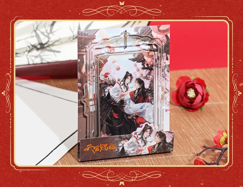 Аниме Небесный официальное благословение Xie Lian Hua Cheng Косплей вращающийся стоячий