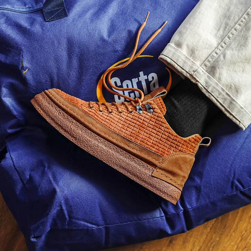 New Trendy Skateboarding Shoes Men Sneakers Vintage Designer Men's Shoes Breathable Platform Sneakers Men Vulcanize Sports Shoes