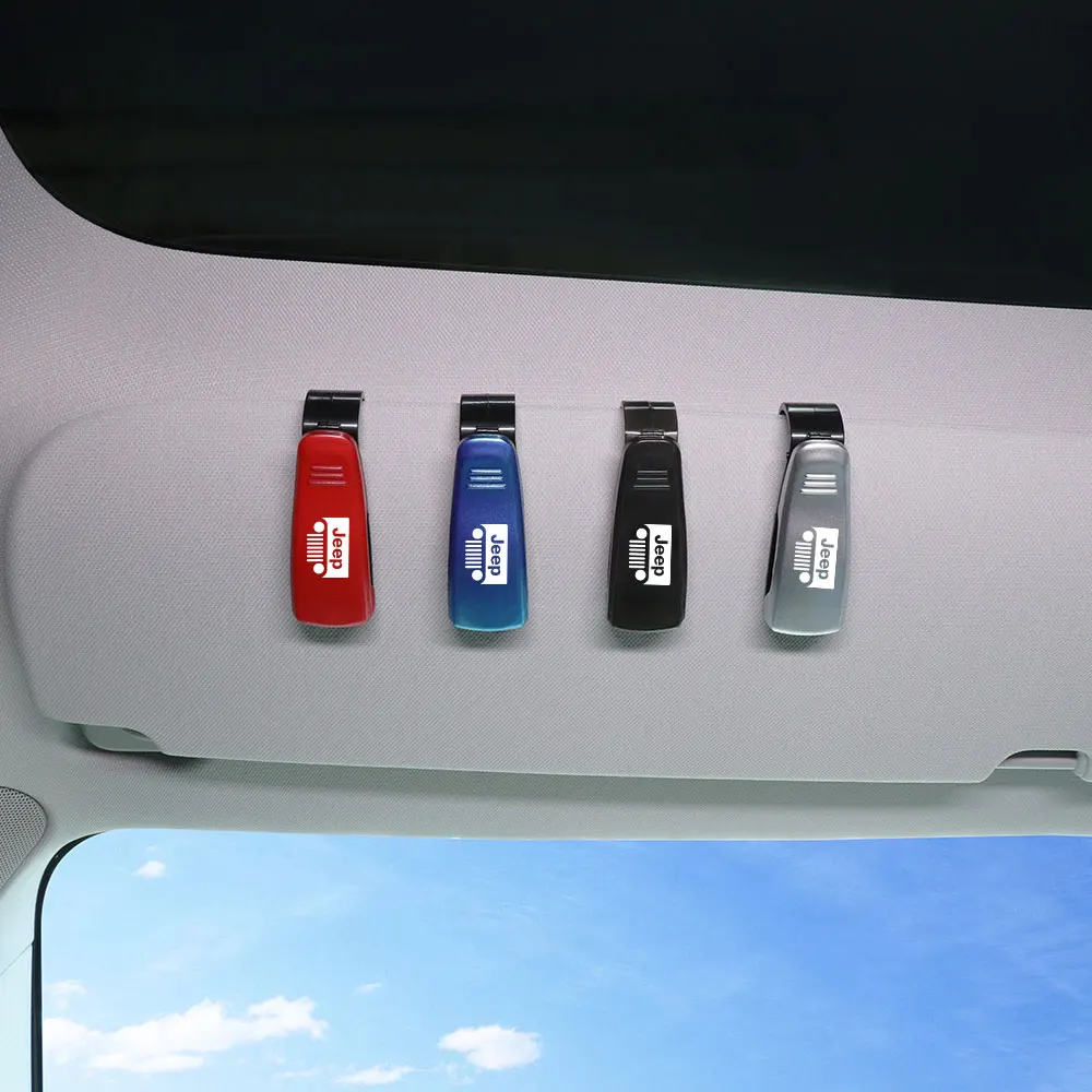 Автомобильный солнцезащитный козырек очки зажим для карт держатель билетов