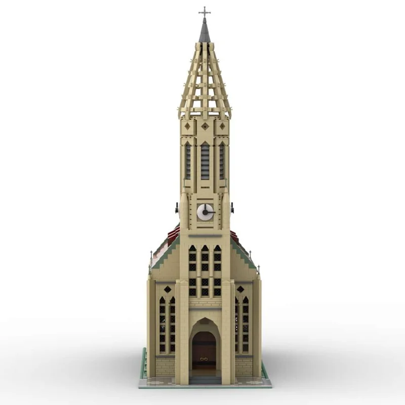 НОВЫЙ 6262 шт. модульный берег Kirche Stuttgart City Construction DIY образование творческая идея
