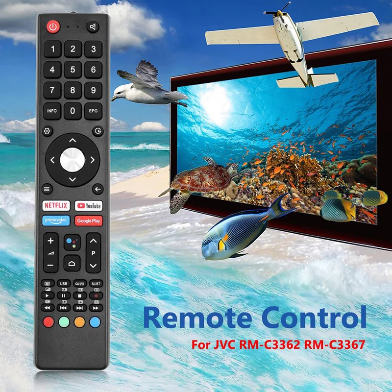 Пульт дистанционного управления совместимый с JVC RM-C3362 RM-C3367 RM-C3407 LT-32N3115A N5115 LCD TV Remote
