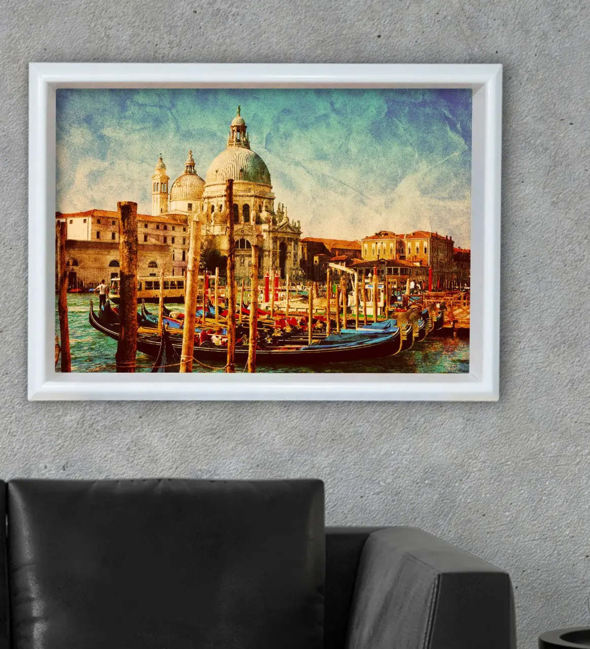 

BK Gift Landscape Design Custom Wood Framed Table 46x66cm-11