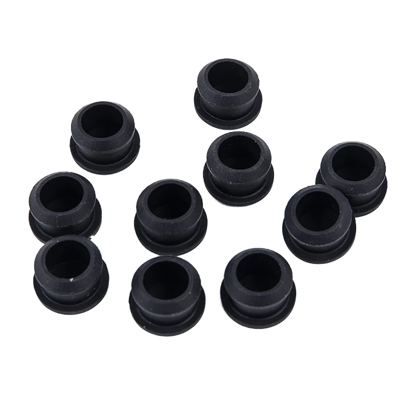 

10pcs Silicone Rubber Snap-on Hole Plug 2.5-14mm Blanking End Caps Seal Stopper