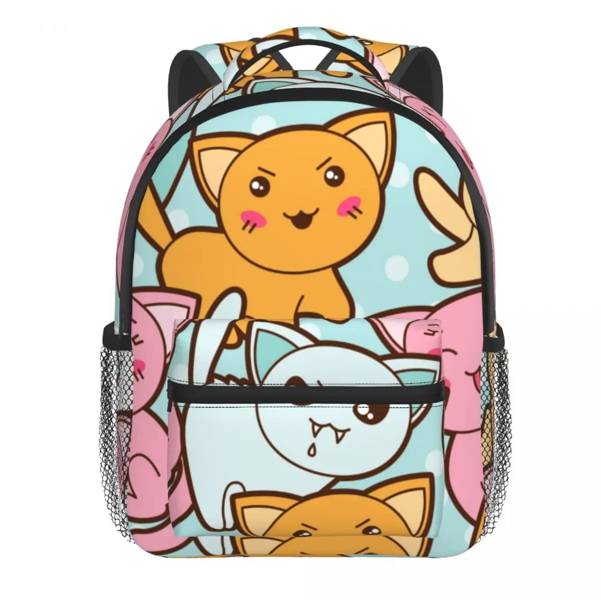 2022 Children Backpack Toddler Kids School Bag Cute Cats Kindergarten Bag for Girl Boys