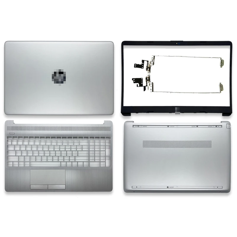 

New Case For HP Laptop LCD Back Cover 15-DW 15S-DU 15S-DY DR Front Bezel Hinges Palmrest Bottom Case Cover