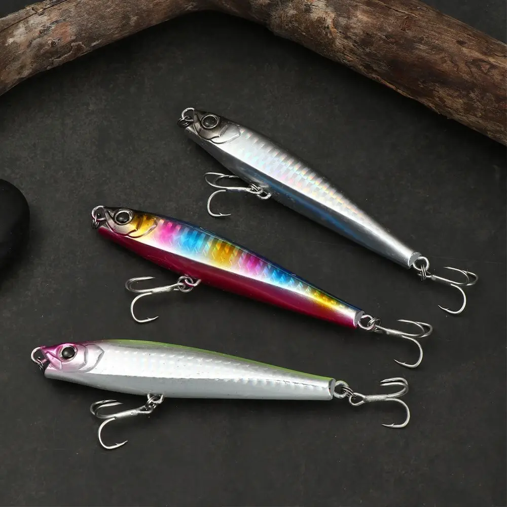 

95mm 40g Minnow & Pencil Sea Bass Tuna Ocean Fishing Lures Hard Bait Japan Tackle Sinking Swimbait Ice Fish Whopper Fishing Lure