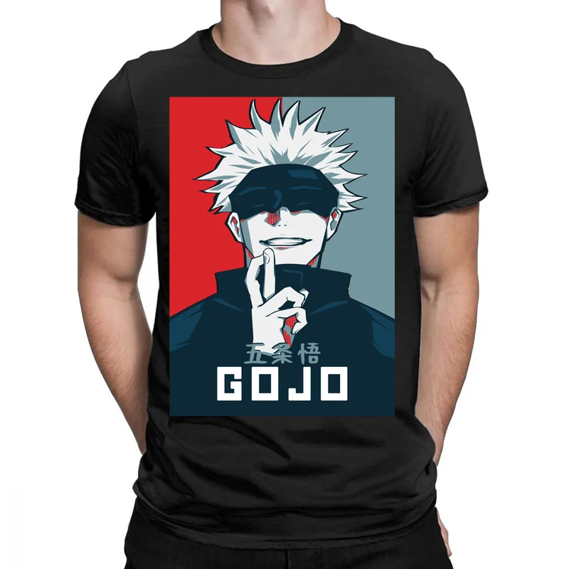 

Harajuku Anime Men's tshirt Printed Unisex Short Sleeve t shirt Jujutsu Kaisen Casual T-shirt Male Streetwear Tops