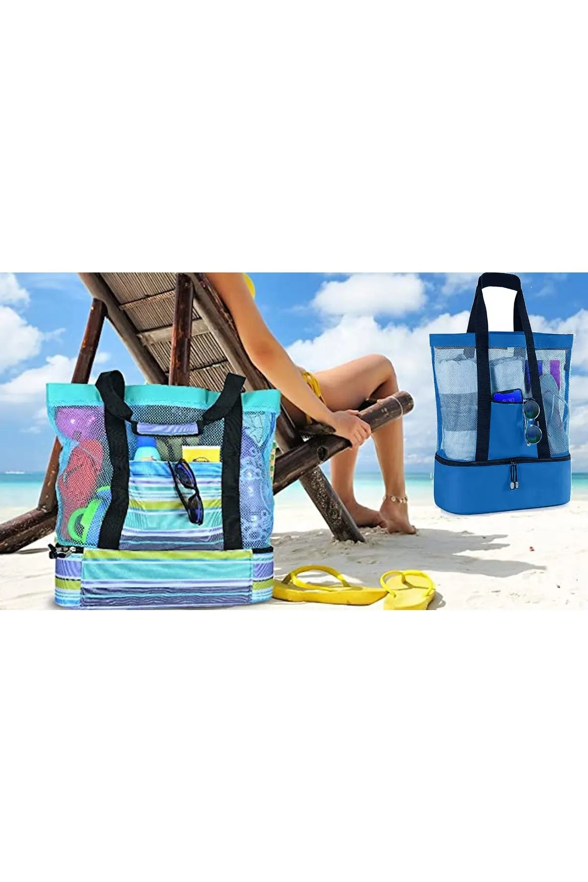 

Женская пляжная сумка Ever Life Design 2D, термос, сумка-тоут 716389, модная летняя вместительная сумка