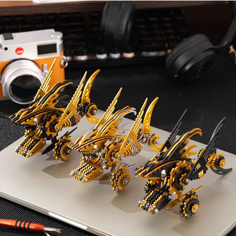 MOKR Акула Ju Chi Sha 3D металлические головоломки игрушки и подарок DIY головоломка модель ручной работы Рождественский Новый год подарок на день рождения (art.: 3920d25ed950f) - 3920d25ed950f