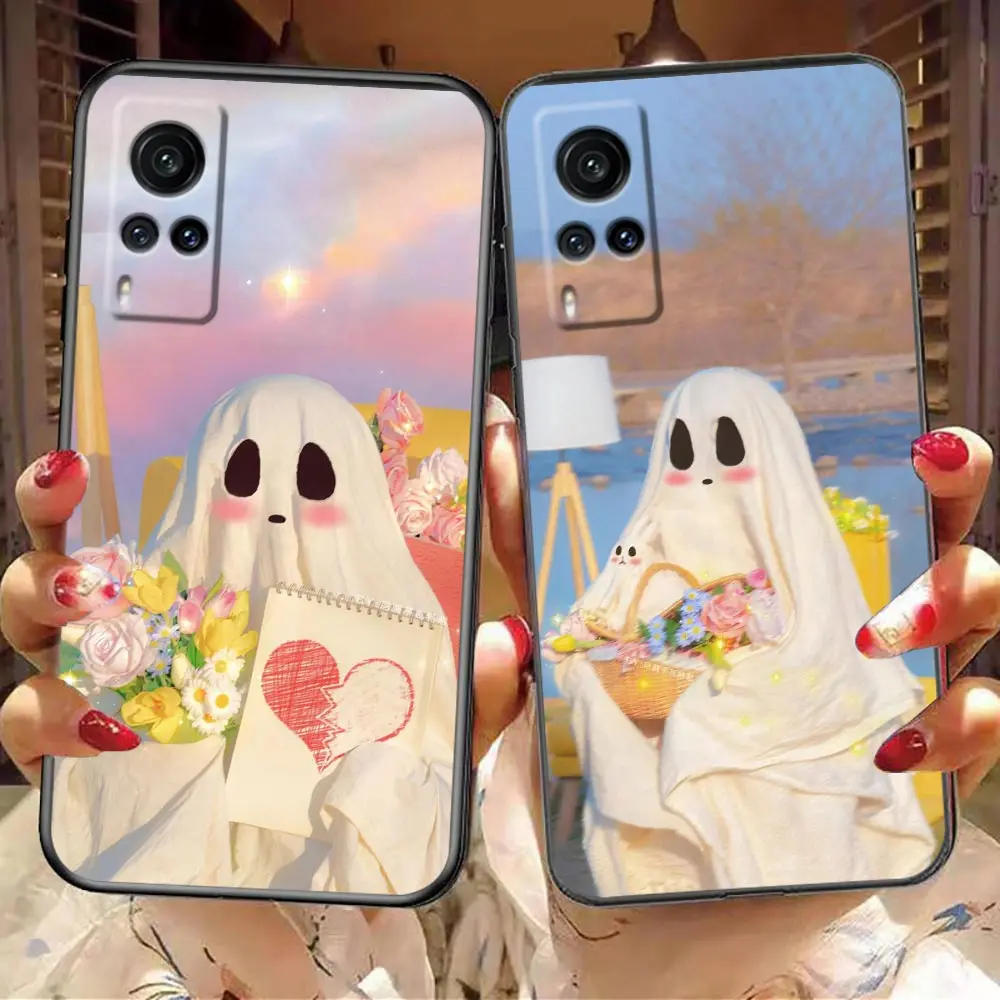 

Funda Case For VIVO X90 X80 X70 X60 X50 X27 X23 X21 X20 Plus V25 V23 V23E V21 V21E V20 SE V19 V17 Pro 5G Case Sweet Little Ghost