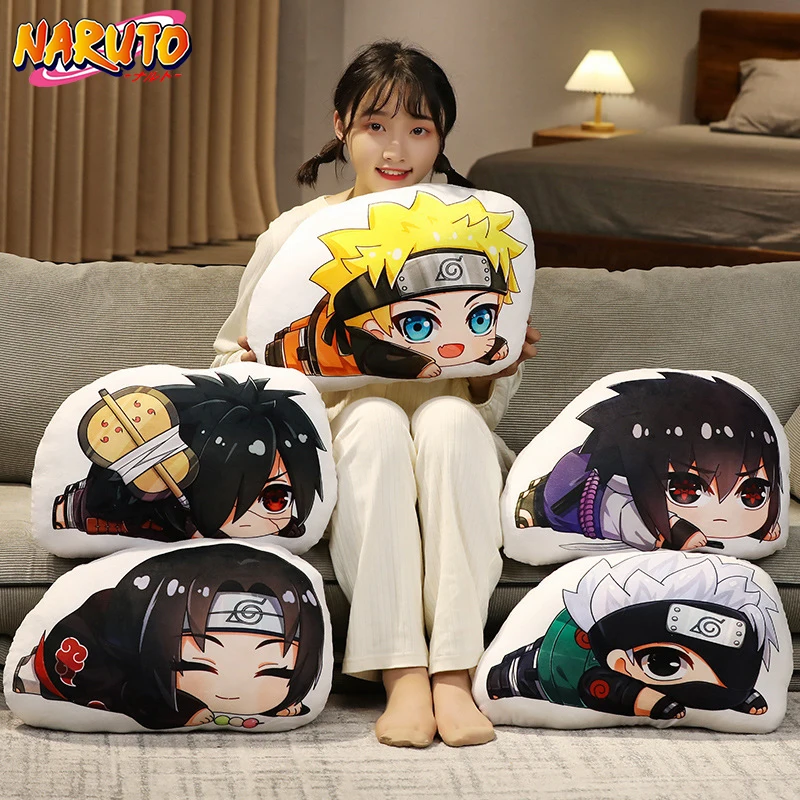 Аниме Кукла Наруто Подушка кавайная Саске Какаси Итачи удзумаки Наруто искусственная подвеска игрушки подушка подарки для девочек