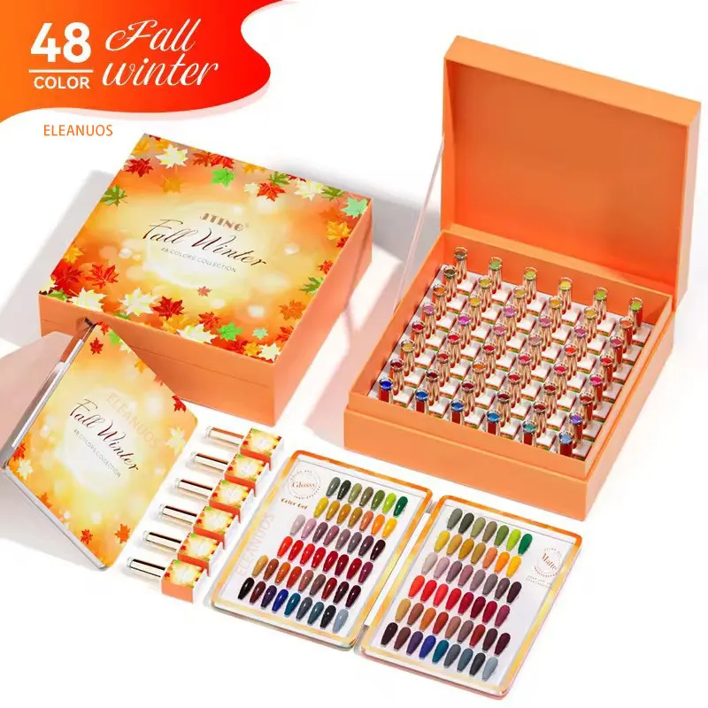 Eleanos Осень-зима 48 цветов высокое качество цвет дисплей блокнот удаляется