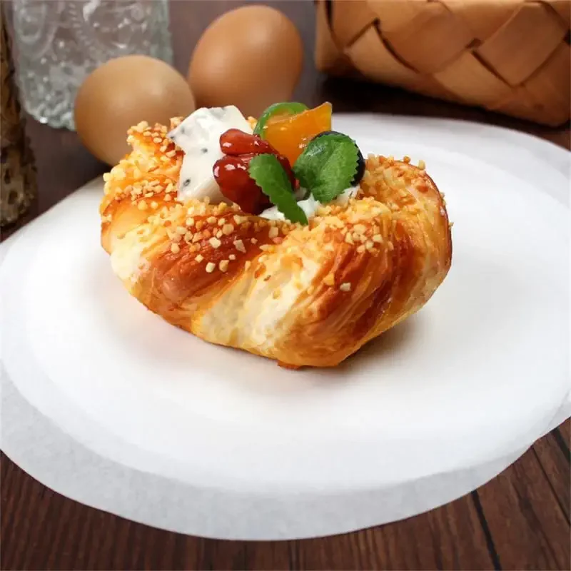 Круглая пергаментная бумага различных размеров бумажный вкладыш для выпечки