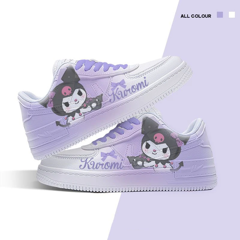 

Sanrio Kuromi Sneakers Hello Kitty My Melody Light Breathable Casual Women Shoes Lady Sport Shoe Cute Pink Sneakers for Girl