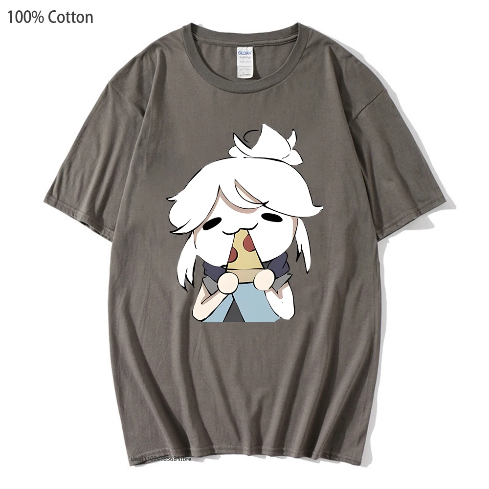 

Футболка Valorant, Джетт, съешь пиццу, забавная женская рубашка большого размера, уличная одежда, 100% хлопок, унисекс, Харадзюку, мужская одежда