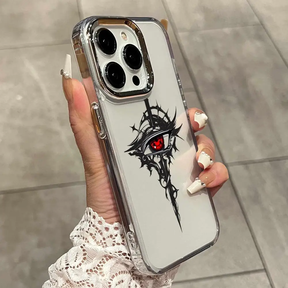 Фото Модный чехол для телефона с тотемным принтом для iPhone 17 Air 16 15 14 Plus 13 12 11 Pro Max 16e, противоударный, прозрачная задняя панель HD №2