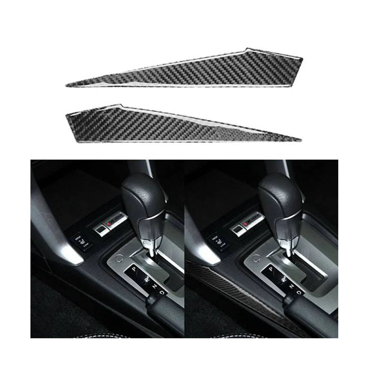 

Центральная консоль из углеродного волокна, боковая панель переключения передач, декоративная накладка для Subaru Forester 2013-2018