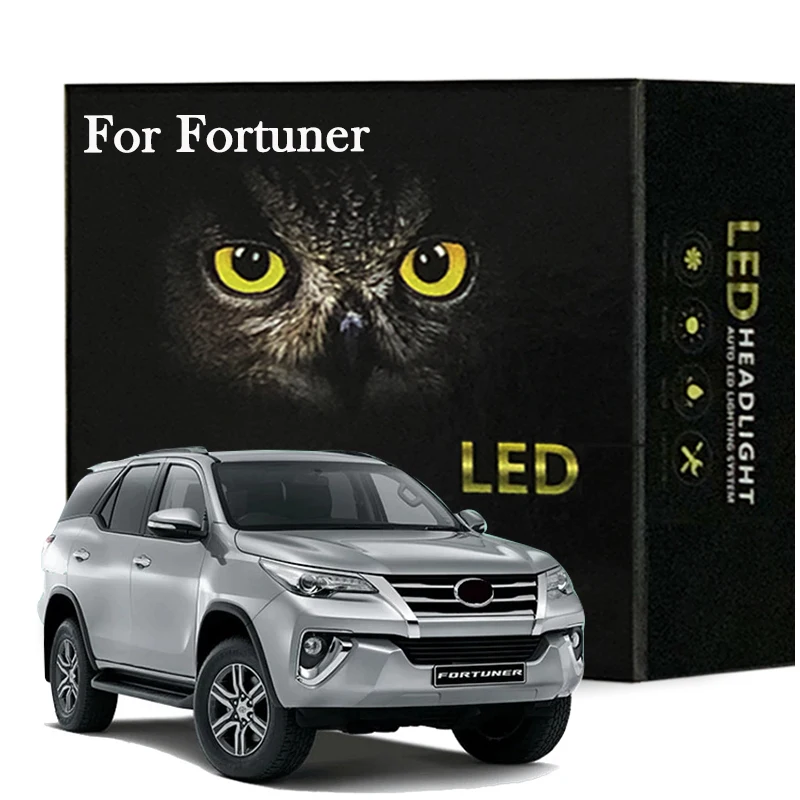 

Car Led Interior Light Kit For Toyota Fortuner MK1 MK2 2005-2012 2013 2014 2015 2016 2017 2018 2019 2020 2021 2022 Canbus