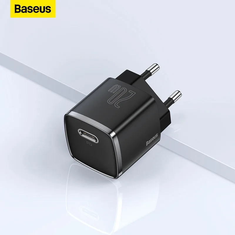 

Baseus USB Type C Charger 20W Portable USB C Charger Support Type C PD Fast Charging For iPhone 14 13 12 Pro Max 11 Mini 8 Plus