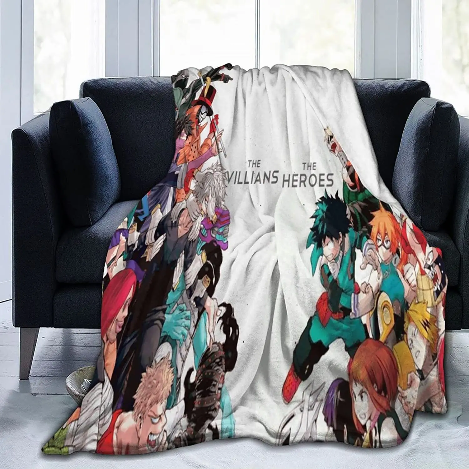 

Movie Game Anime & -63 Soft Flannel Blanket Lightweight Fleece Blanket Air Conditioner is Suitable for Bedroom Living Room Sofa